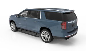 GMC Yukon XL Running Boards - AMP Research - PowerStep - Black - `21-`25